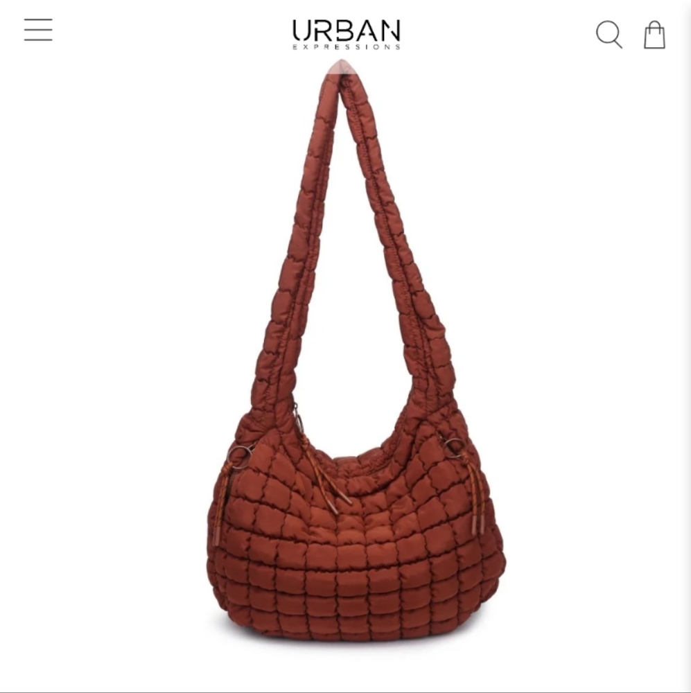 ❤️HP❤️ NWOT Quilted Autumn Crossbody Bag (in Rust)